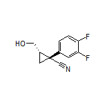 (1R,2S)-1-(3,4-Difluorophenyl)-2-(hydroxymethyl)cyclopropanecarbonitrile