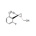 (1R,2S)-1-(2-Chloro-6-fluorophenyl)-2-(hydroxymethyl)cyclopropanecarbonitrile