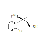 (1S,2R)-1-(2-Chloro-6-fluorophenyl)-2-(hydroxymethyl)cyclopropanecarbonitrile