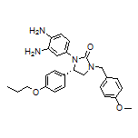 (S)-3-(3,4-Diaminophenyl)-1-(4-methoxybenzyl)-4-(4-propoxyphenyl)imidazolidin-2-one