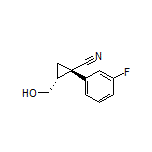 (1S,2R)-1-(3-Fluorophenyl)-2-(hydroxymethyl)cyclopropanecarbonitrile