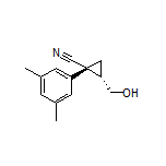 (1R,2S)-1-(3,5-Dimethylphenyl)-2-(hydroxymethyl)cyclopropanecarbonitrile