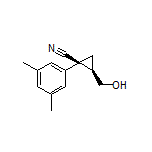 (1S,2R)-1-(3,5-Dimethylphenyl)-2-(hydroxymethyl)cyclopropanecarbonitrile