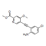 Methyl 5-[(2-Amino-5-chlorophenyl)ethynyl]-4-methoxypyridine-2-carboxylate