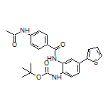 4-Acetamido-N-[2-(Boc-amino)-5-(2-thienyl)phenyl]benzamide