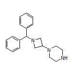 1-(1-Benzhydryl-3-azetidinyl)piperazine