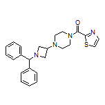 [4-(1-Benzhydryl-3-azetidinyl)-1-piperazinyl](2-thiazolyl)methanone