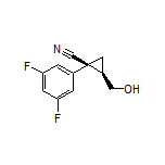 (1S,2R)-1-(3,5-Difluorophenyl)-2-(hydroxymethyl)cyclopropanecarbonitrile