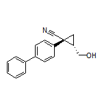 (1R,2S)-1-([1,1’-Biphenyl]-4-yl)-2-(hydroxymethyl)cyclopropanecarbonitrile