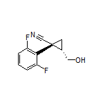 (1R,2S)-1-(2,6-Difluorophenyl)-2-(hydroxymethyl)cyclopropanecarbonitrile