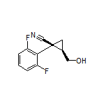 (1S,2R)-1-(2,6-Difluorophenyl)-2-(hydroxymethyl)cyclopropanecarbonitrile