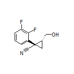 (1S,2R)-1-(2,3-Difluorophenyl)-2-(hydroxymethyl)cyclopropanecarbonitrile