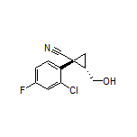 (1R,2S)-1-(2-Chloro-4-fluorophenyl)-2-(hydroxymethyl)cyclopropanecarbonitrile