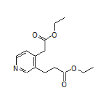 Ethyl 3-[4-(2-Ethoxy-2-oxoethyl)-3-pyridyl]propanoate