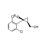 (1S,2R)-1-(2,6-Dichlorophenyl)-2-(hydroxymethyl)cyclopropanecarbonitrile