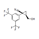 (1S,2R)-1-[3,5-Bis(trifluoromethyl)phenyl]-2-(hydroxymethyl)cyclopropanecarbonitrile