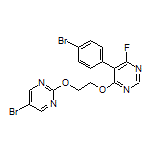 5-(4-Bromophenyl)-4-[2-[(5-bromo-2-pyrimidinyl)oxy]ethoxy]-6-fluoropyrimidine