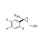 (1R,2S)-2-(Hydroxymethyl)-1-(2,4,5-trifluorophenyl)cyclopropanecarbonitrile