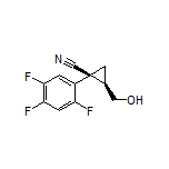 (1S,2R)-2-(Hydroxymethyl)-1-(2,4,5-trifluorophenyl)cyclopropanecarbonitrile