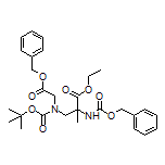 Ethyl 3-[[2-(Benzyloxy)-2-oxoethyl]Boc-amino]-2-(Cbz-amino)-2-methylpropanoate