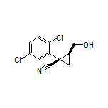 (1R,2S)-1-(2,5-Dichlorophenyl)-2-(hydroxymethyl)cyclopropanecarbonitrile