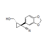 (1R,2S)-1-(Benzo[d][1,3]dioxol-5-yl)-2-(hydroxymethyl)cyclopropanecarbonitrile