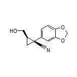 (1S,2R)-1-(Benzo[d][1,3]dioxol-5-yl)-2-(hydroxymethyl)cyclopropanecarbonitrile