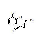 (1R,2S)-1-(2,3-Dichlorophenyl)-2-(hydroxymethyl)cyclopropanecarbonitrile