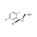 (1R,2S)-1-(5-Fluoro-2-methylphenyl)-2-(hydroxymethyl)cyclopropanecarbonitrile