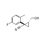 (1S,2R)-1-(5-Fluoro-2-methylphenyl)-2-(hydroxymethyl)cyclopropanecarbonitrile