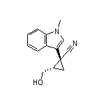 (1R,2S)-2-(Hydroxymethyl)-1-(1-methyl-1H-indol-3-yl)cyclopropanecarbonitrile