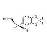 (1S,2R)-1-(2,2-Difluorobenzo[d][1,3]dioxol-5-yl)-2-(hydroxymethyl)cyclopropanecarbonitrile