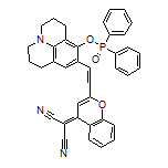 9-[2-[4-(Dicyanomethylene)-4H-chromen-2-yl]vinyl]-1,2,3,5,6,7-hexahydropyrido[3,2,1-ij]quinolin-8-yl Diphenylphosphinate