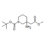 Methyl 2-(3-Amino-1-Boc-3-piperidyl)acetate