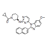 (R)-Cyclopropyl[3-[[4-[6-methoxy-2-(2-naphthyl)-1-benzimidazolyl]-2-pyrimidinyl]amino]-1-piperidyl]methanone