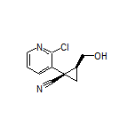 (1R,2S)-1-(2-Chloropyridin-3-yl)-2-(hydroxymethyl)cyclopropanecarbonitrile