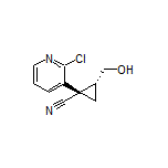 (1S,2R)-1-(2-Chloropyridin-3-yl)-2-(hydroxymethyl)cyclopropanecarbonitrile