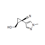 (1R,2S)-2-(Hydroxymethyl)-1-(1-methyl-1H-pyrazol-4-yl)cyclopropanecarbonitrile