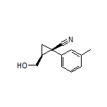 (1R,2S)-2-(Hydroxymethyl)-1-(m-tolyl)cyclopropanecarbonitrile