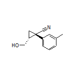 (1S,2R)-2-(Hydroxymethyl)-1-(m-tolyl)cyclopropanecarbonitrile