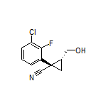 (1S,2R)-1-(3-Chloro-2-fluorophenyl)-2-(hydroxymethyl)cyclopropanecarbonitrile