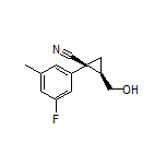 (1S,2R)-1-(3-Fluoro-5-methylphenyl)-2-(hydroxymethyl)cyclopropanecarbonitrile