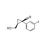 (1R,2S)-2-(Hydroxymethyl)-1-(3-iodophenyl)cyclopropanecarbonitrile