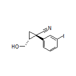 (1S,2R)-2-(Hydroxymethyl)-1-(3-iodophenyl)cyclopropanecarbonitrile