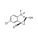 (1R,2S)-1-[5-Chloro-2-(trifluoromethyl)phenyl]-2-(hydroxymethyl)cyclopropanecarbonitrile