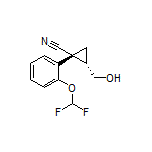 (1R,2S)-1-[2-(Difluoromethoxy)phenyl]-2-(hydroxymethyl)cyclopropanecarbonitrile