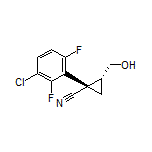 (1S,2R)-1-(3-Chloro-2,6-difluorophenyl)-2-(hydroxymethyl)cyclopropanecarbonitrile