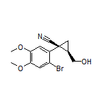 (1S,2R)-1-(2-Bromo-4,5-dimethoxyphenyl)-2-(hydroxymethyl)cyclopropanecarbonitrile