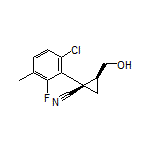 (1R,2S)-1-(6-Chloro-2-fluoro-3-methylphenyl)-2-(hydroxymethyl)cyclopropanecarbonitrile