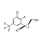 (1R,2S)-1-[3-Chloro-2-fluoro-5-(trifluoromethyl)phenyl]-2-(hydroxymethyl)cyclopropanecarbonitrile